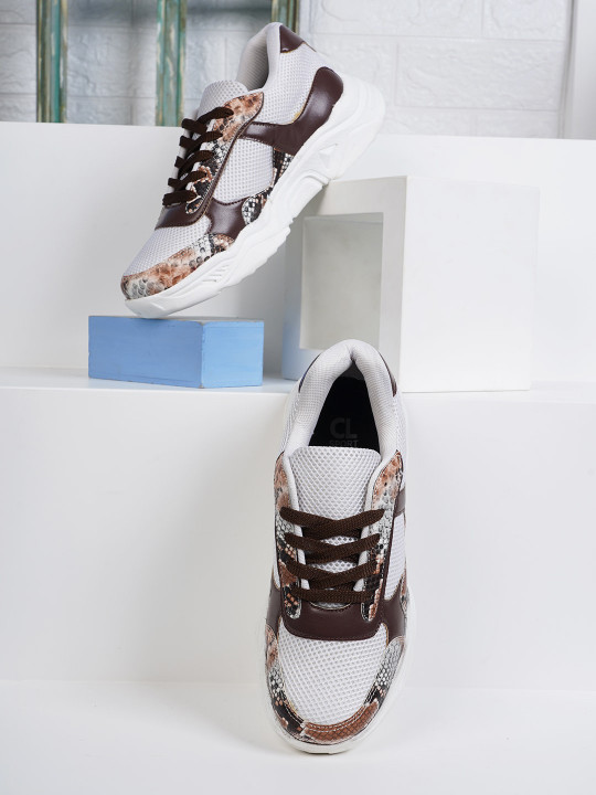 Carlton London sports Women Colourblocked Lightweight Sneakers
