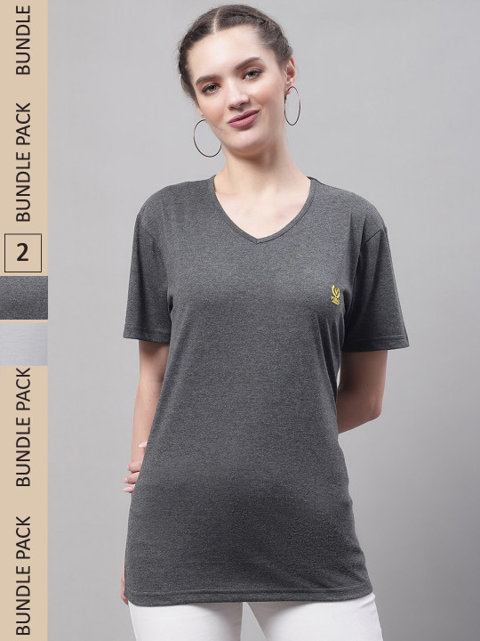 MACK JONNEY Pack Of 2 Cotton T-shirts