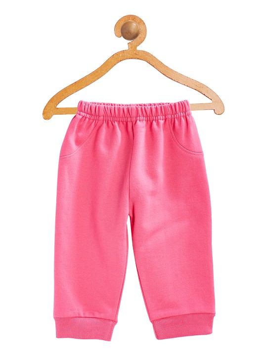 Girls Pink Joggers 6-12M