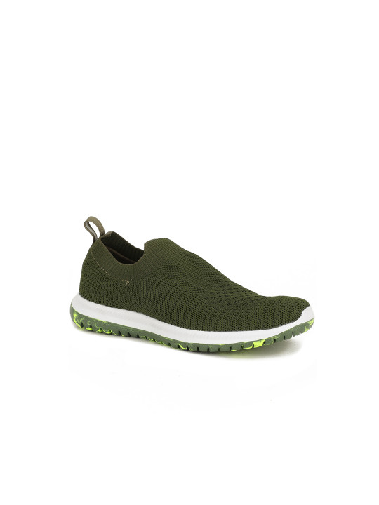 Bata Kids Woven Design Slip-On Sneakers