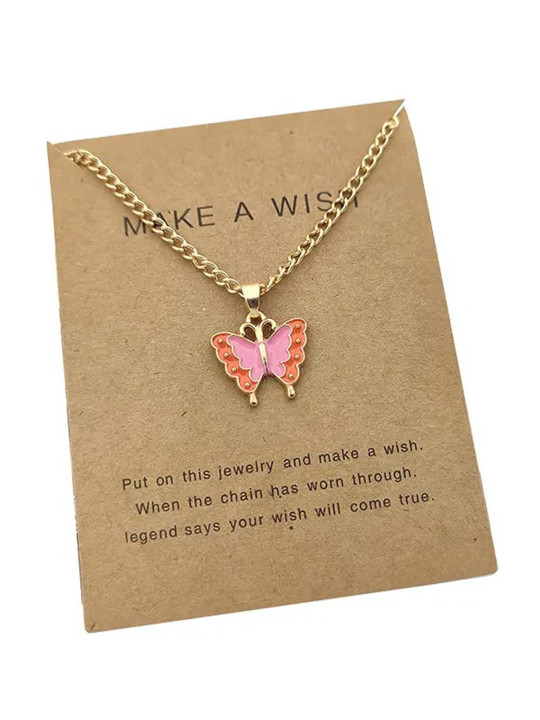 Pinapes Gold-Plated Enamelled Necklace