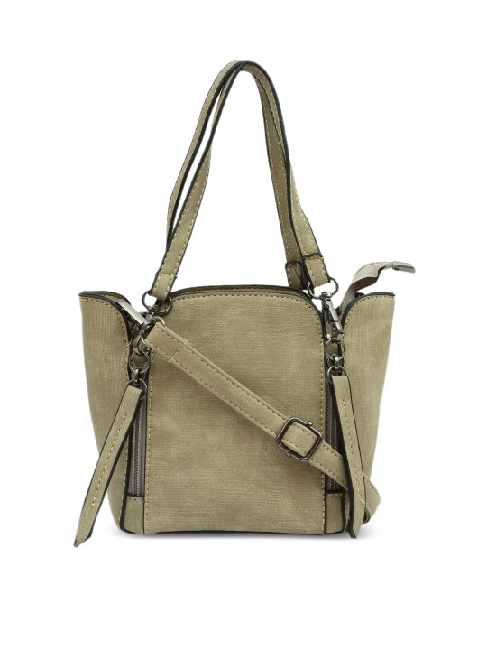 Green Solid Shoulder Bag