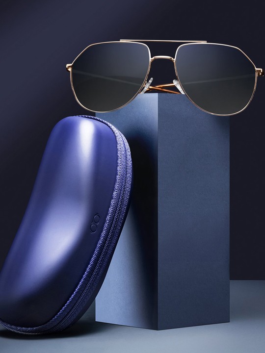 by Lenskart Men Aviator Sunglasses with Polarised and UV Protected Lens 146191 by Lenskart Men Aviator Sunglasses with Polarised and UV Protected Lens 146191