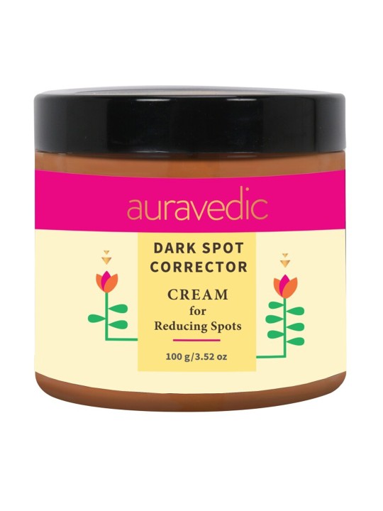 Auravedic Dark Spot Corrector Cream with Turmeric & Avocado Oil – 100 g