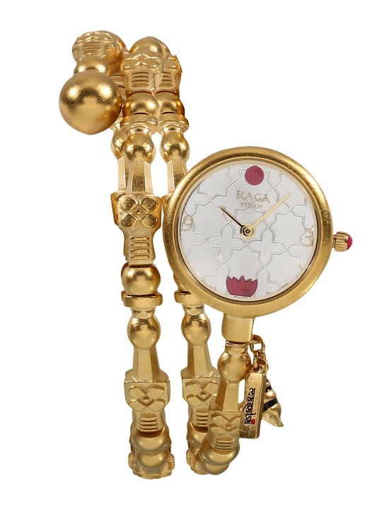 Tribal Hug by Masaba Women White Analogue and Digital Watch 95074YM01