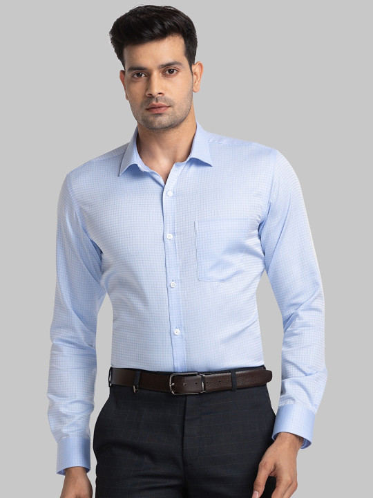 Park Avenue Slim Fit Checked Pure Cotton Casual Shirt