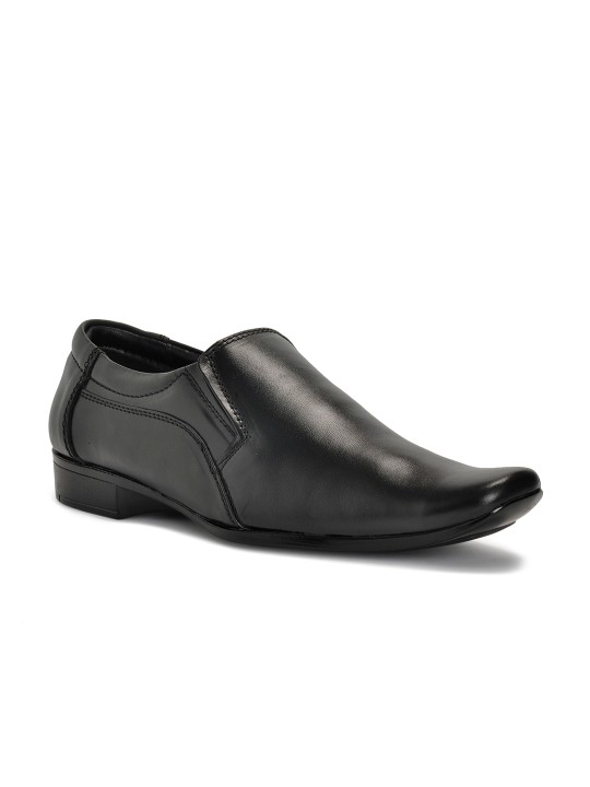 Men Black Semi-Formal Slip-On Shoes 6