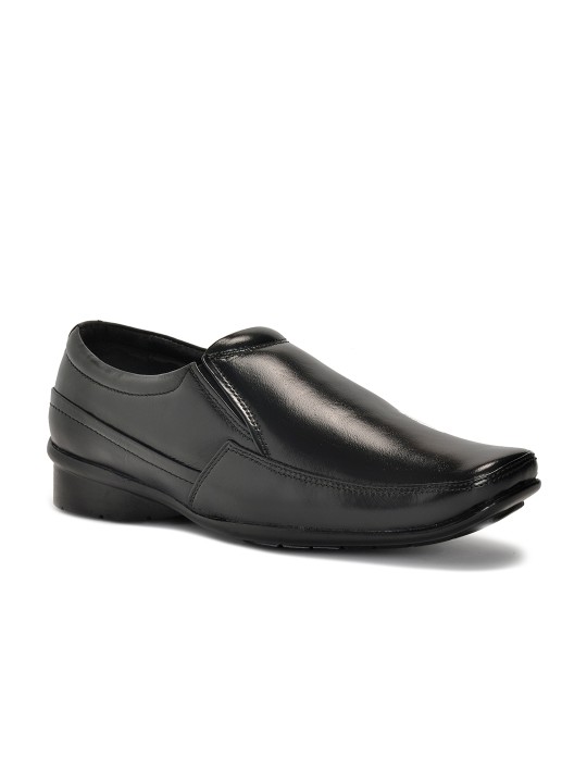 Men Black Semi-Formal Slip-On Shoes 6