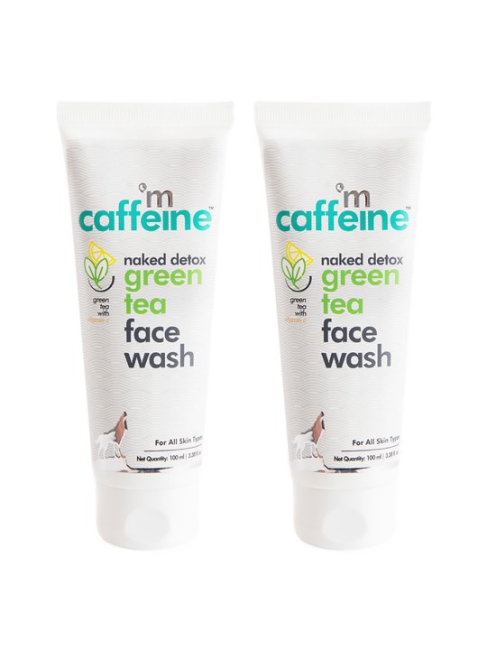 Mcaffeine Set of 2 Vitamin C Green Tea Face Wash – 100ml each