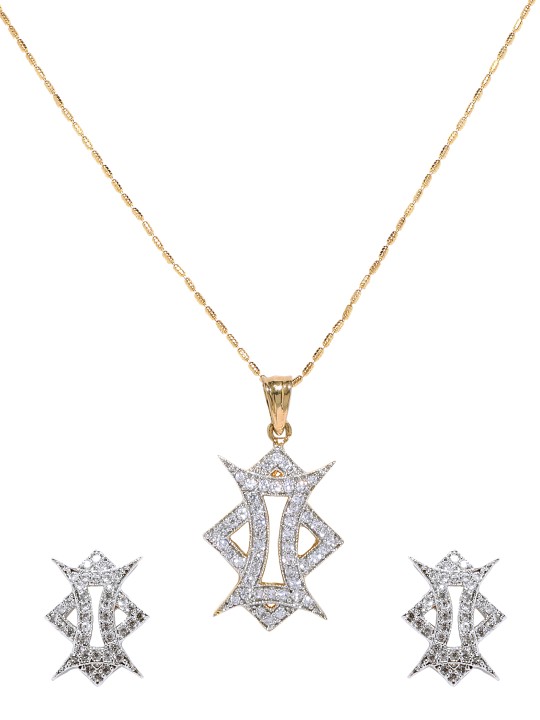 Women Gold-Toned Stone-Studded Jewellery Set