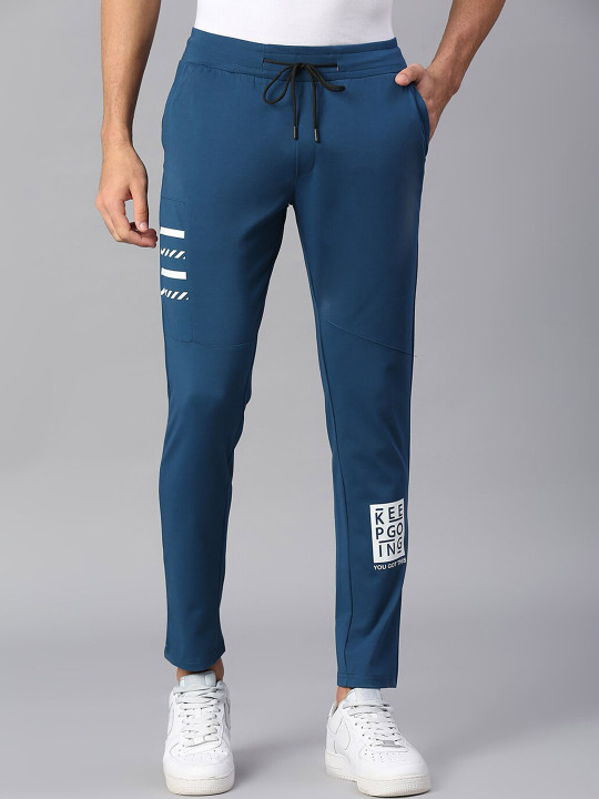 HJ HASASI Men Slim-Fit Dry Fit Sports Track Pant