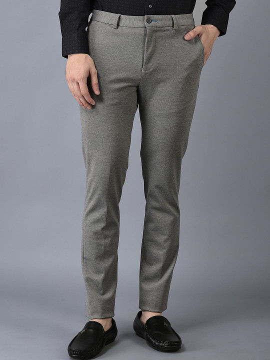 CANOE Men Smart Mid-Rise Chinos Trousers