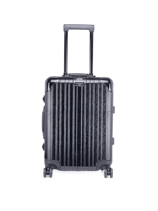 California Love Unisex Black Medium Trolley Bag