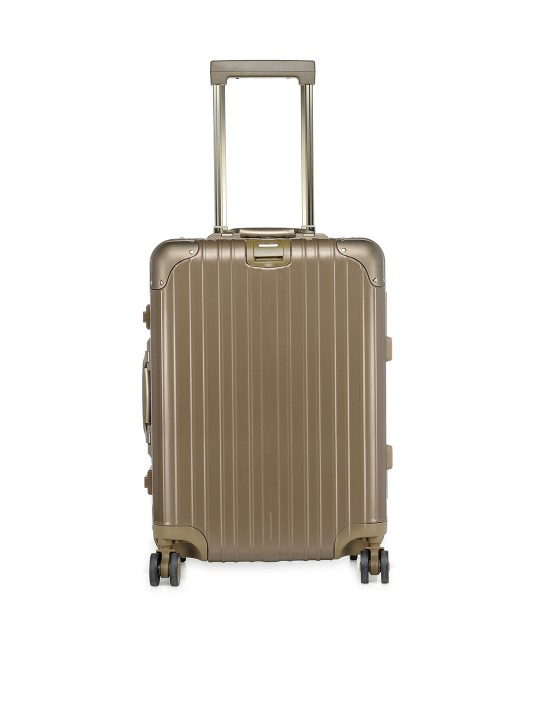 California Love Unisex Olive Brown Medium Trolley Bag