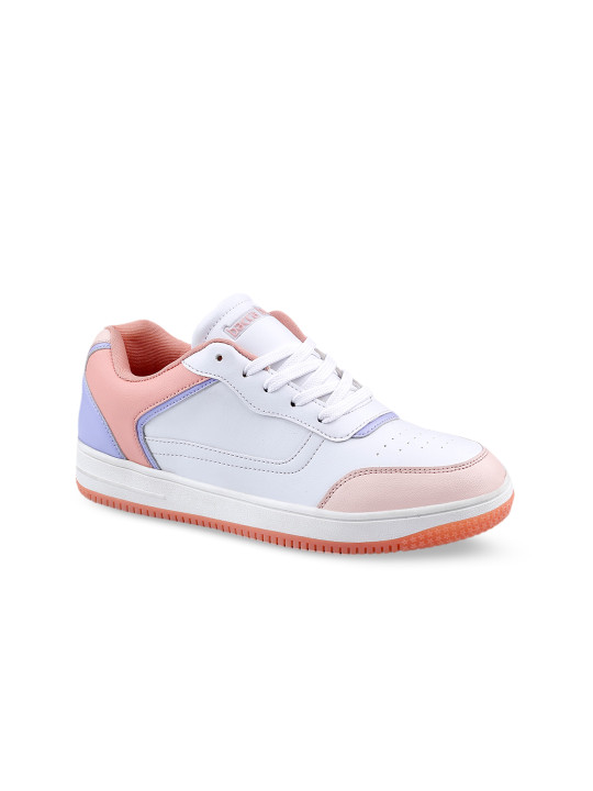 bacca bucci Women Perforated Colourblocked Sneakers