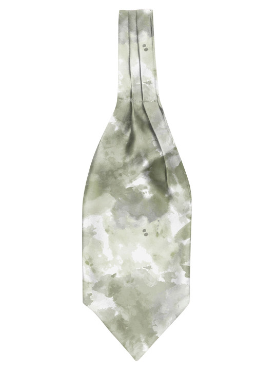 Blacksmith Men Printed Satin Formal Ascot Tie
