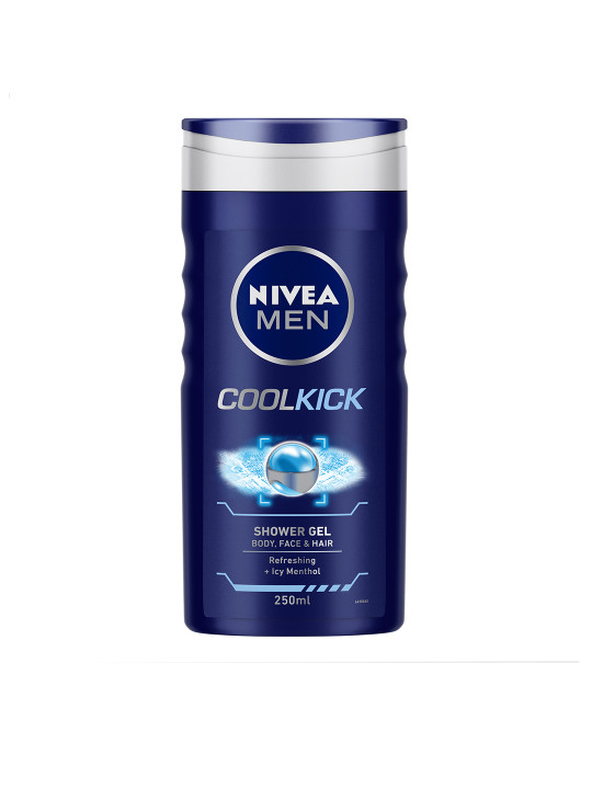 Nivea Men CoolKick 3-in-1 Shower Gel 250 ml