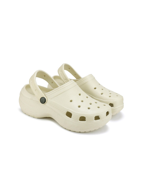 women self design lightweight clogs