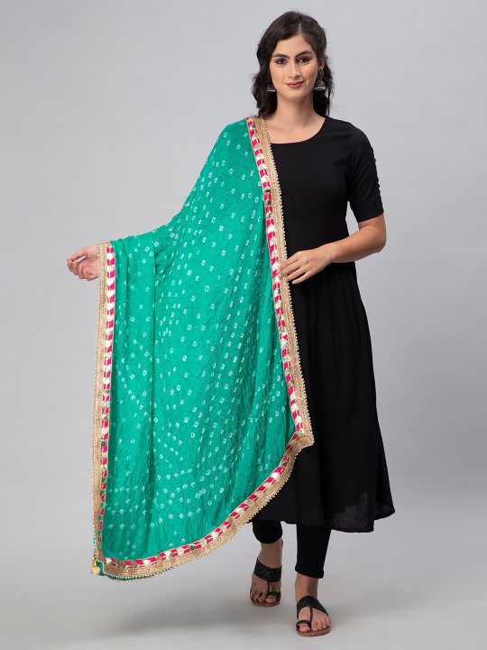Aditi Wasan Dyed Bandhani Dupatta