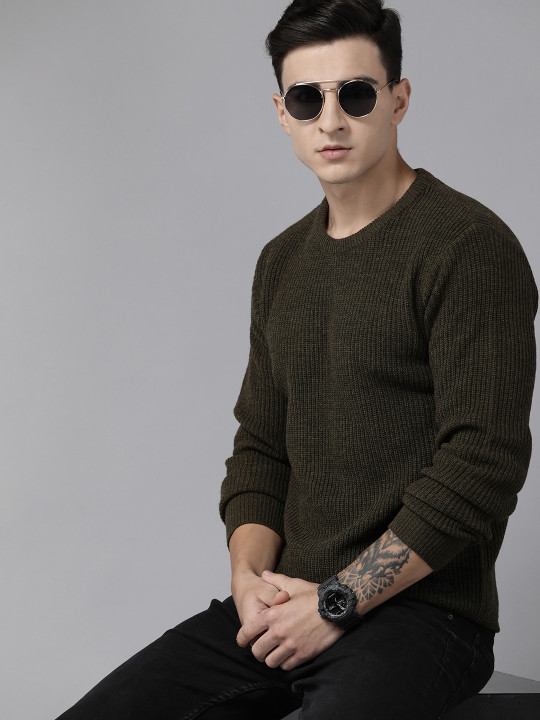 Roadster The Lifestyle Co. Men Acrylic Pullover