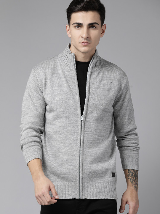 Roadster The Lifestyle Co. Acrylic Front Open Sweaters
