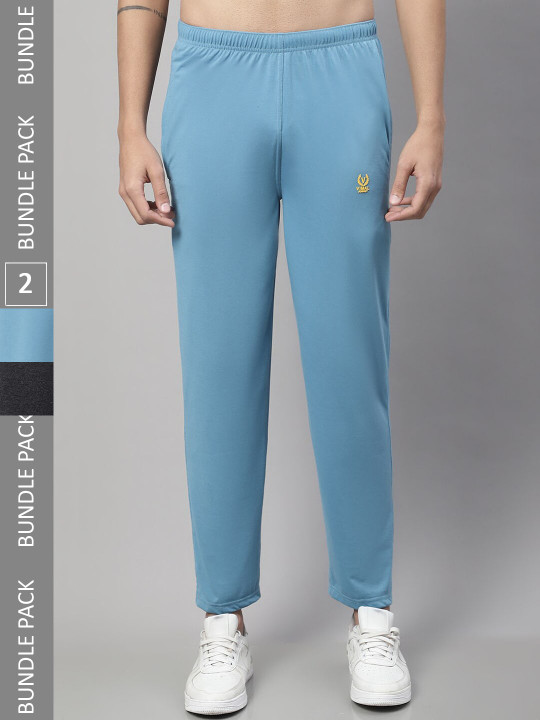 MACK JONNEY Men Pack Of 2 Cotton Track Pants