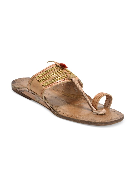 Men Tan Comfort Sandals 6