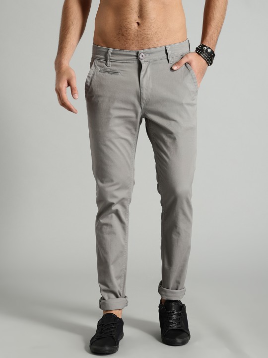 Roadster
Time Travlr Men Grey Slim Fit Sustainable Chinos