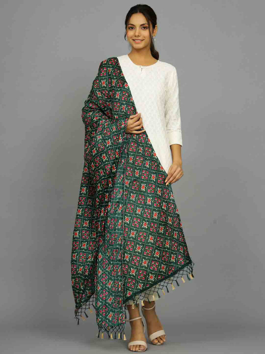 HANDICRAFT PALACE Printed Bandhani Dupatta