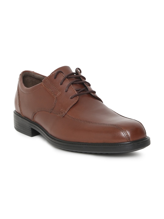Men Brown Leather Formal Bardwell Walk Derby Shoes