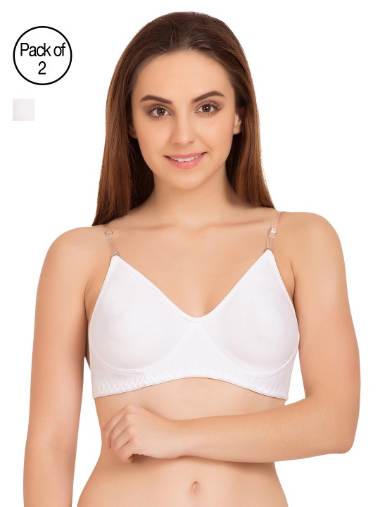 Pack of 2 White T-shirt Bras TW9266 30B