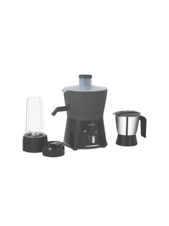 Philips Black HL7579/00 600W Turbo Juicer with 3 Jars