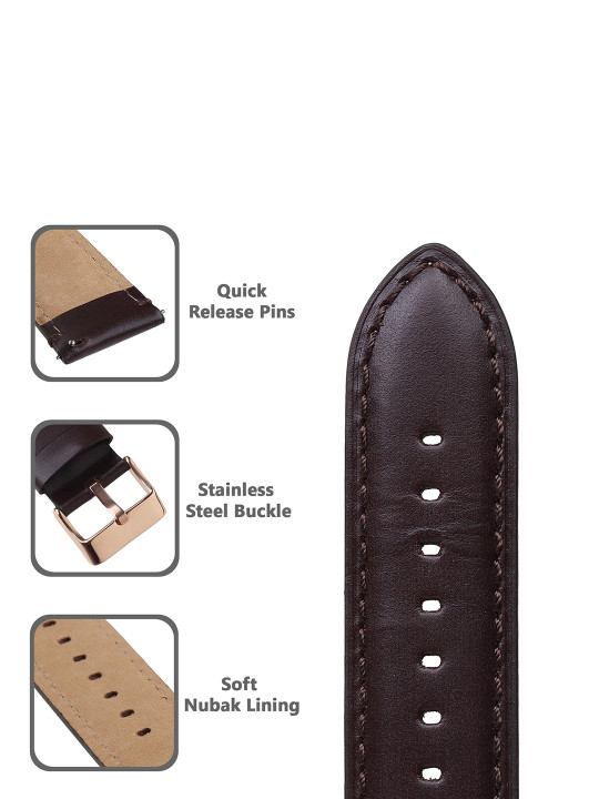 men genuine leather watch straps