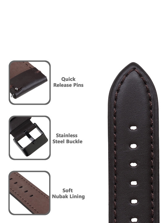 men genuine leather watch straps