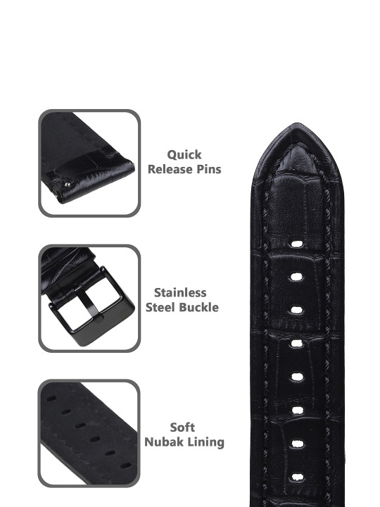 men genuine leather watch straps