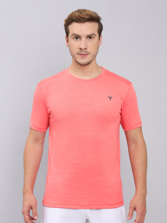 Technosport Round Neck Slim Fit Antimicrobial T-shirt