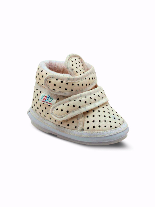 CHiU Infants Kids Mid Top Printed Comfort Insole Lightweight Slip-On Sneakers