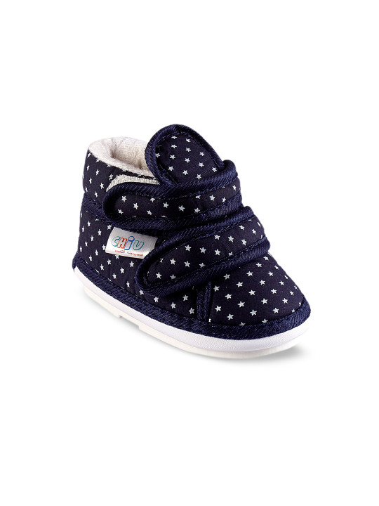 CHiU Infants Kids Mid Top Printed Comfort Insole Lightweight Slip-On Sneakers