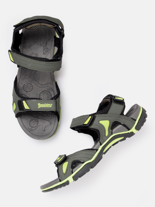 Roadster Men Brand Logo Printed Sports Sandals