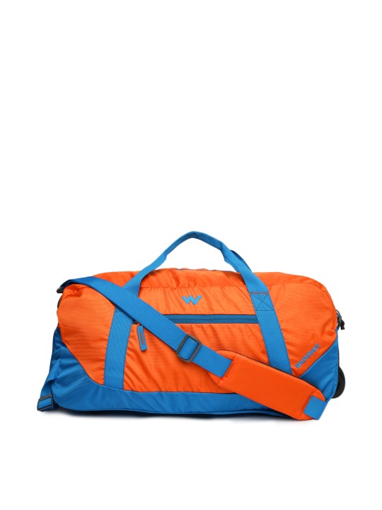 wildcraft duffle bag with wheel