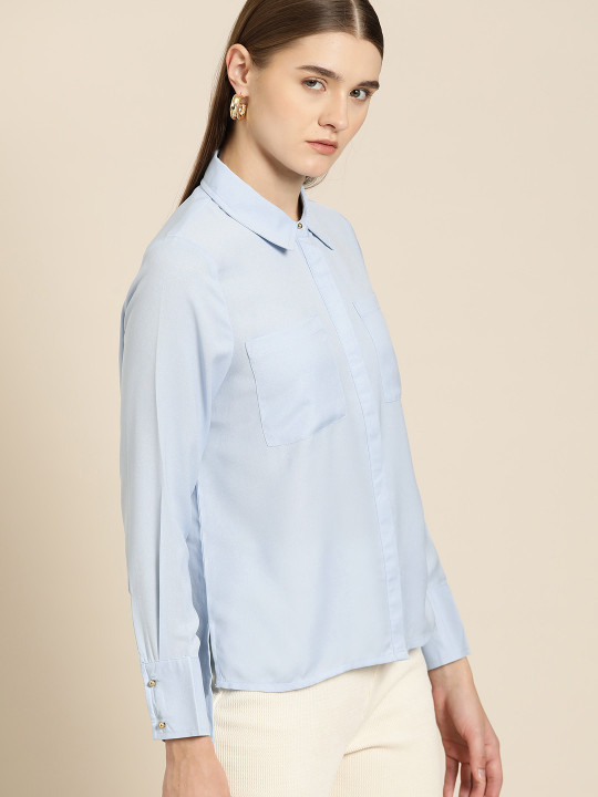her by invictus Women Solid Casual Shirt