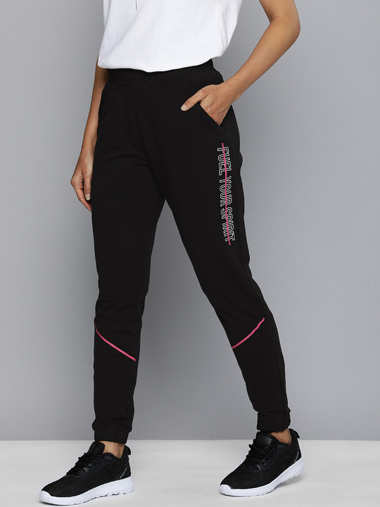 HRX by Hrithik Roshan Women Printed Cotton Regular Fit Jogger