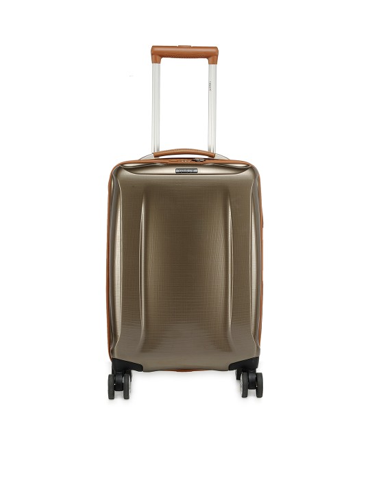 Buy Tamo Unisex Gold Toned Holiday Road Cabin Trolley Suitcase Online at desertcartINDIA