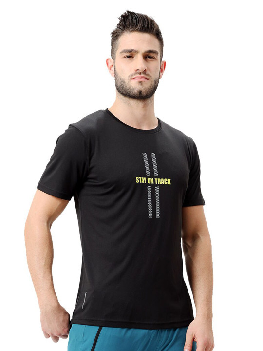 Shrey Typography Printed Sports T-shirt