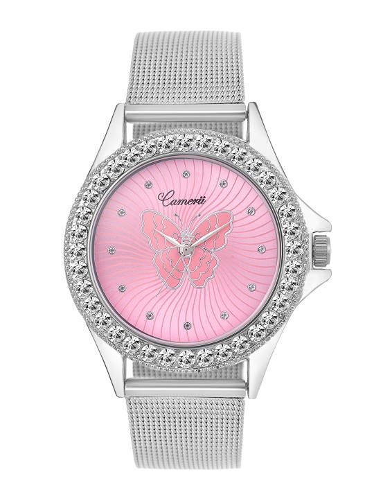 Women Pink Analogue Watch