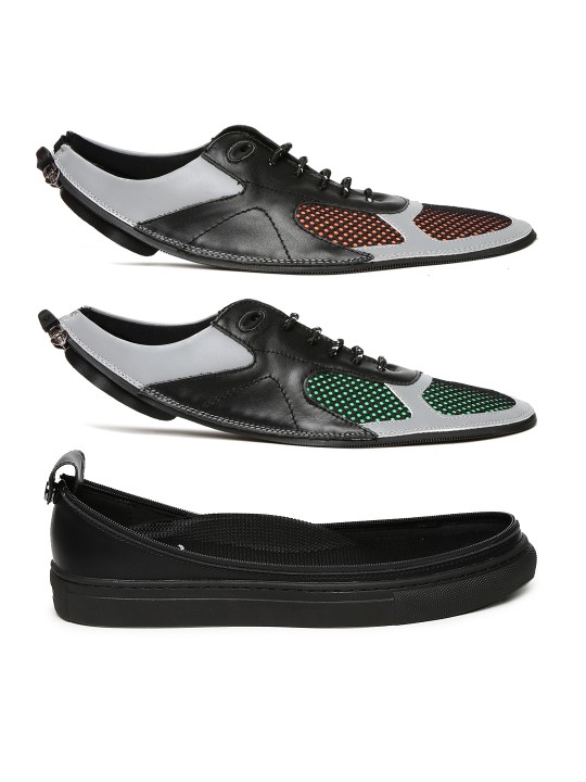 Men Pack of 2 Skin of Customizable Shoes with Sole 7