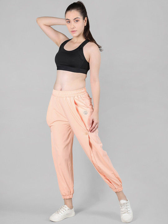 CHKOKKO Regular Fit Mid-Rise Joggers