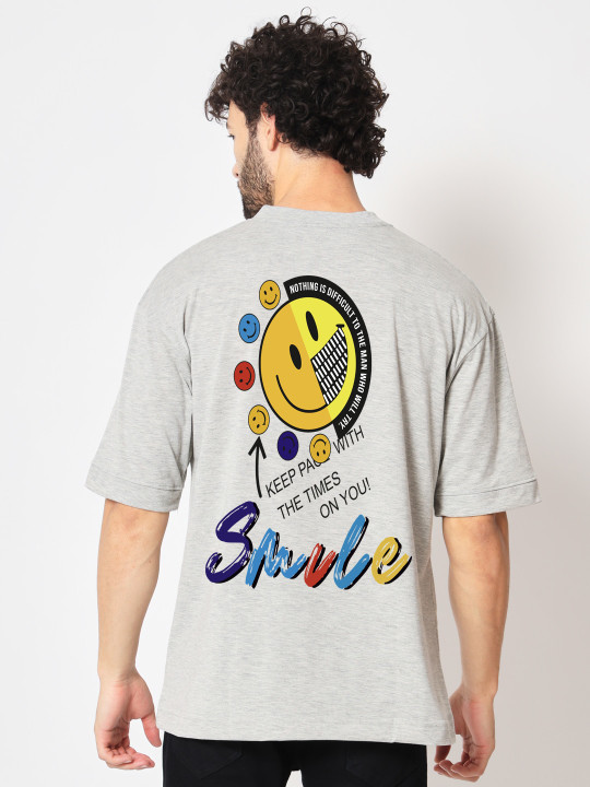 Imsa Moda Humour and Comic Printed Cotton Oversized T-shirt