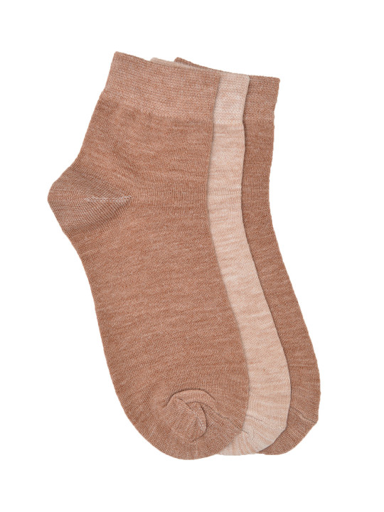 MARC Women Set of 3 Solid Socks