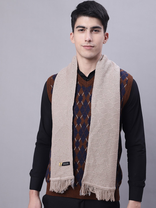 ELLIS Woven Design Acrylic Muffler